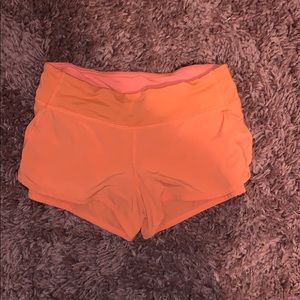 Lululemon speed shorts